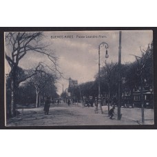 CALLE LEANDRO N ALEM ANTIGUA TARJETA POSTAL